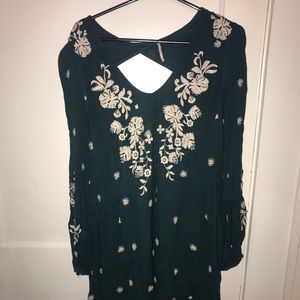 Green free people dress!